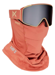 Gogle Anon M4S MFI Cylindrical Terracotta / Perceive Sunny Onyx + maska MFI + dodatkowa szyba