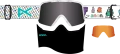 Anon Nesa Goggles LB Encounters / Perceive Sunny Onyx + Bonus Lens + MFI® Face Mask