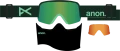 Gogle Anon Nesa Brunswick Green / Perceive Variable Green + maska MFI + dodatkowa szyba