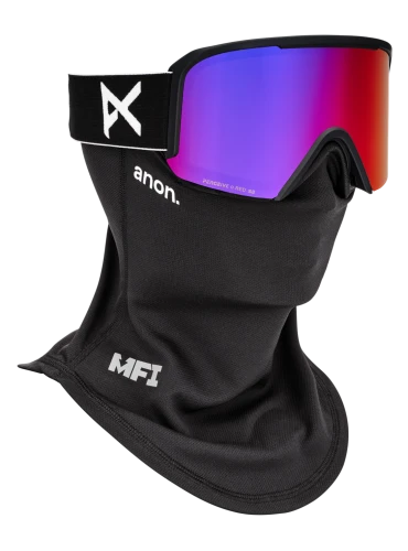 Anon Nesa Goggles Black/Perceive Sunny Red + Bonus Lens + MFI® Face Mask