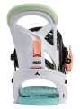 Burton Smalls White/Multi snowboard bindings