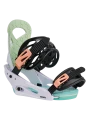 Burton Smalls White/Multi snowboard bindings