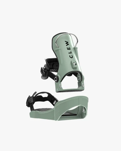 Wiązania snowboardowe Clew Independence 1.0 sage green (typ step-in)