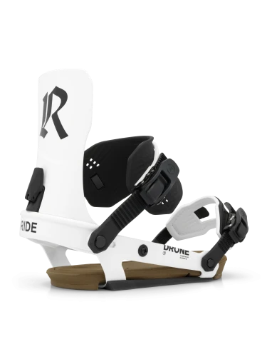 Ride Drone Men's Snowboard Bindings White