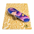 Trickboard Balance Board Large Flaming with cork roller + small carpet