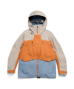 Kurtka Burton AK Swash Synthetic Insulated GORE-TEX 2L Chinchilla Gray / Goldfish Orange / Airstream Blue