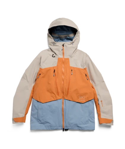 Kurtka Burton AK Swash Synthetic Insulated GORE-TEX 2L Chinchilla Gray / Goldfish Orange / Airstream Blue