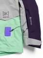 Kurtka Burton AK Swash Synthetic Insulated GORE-TEX 2L Nightshade Purple / Apparition Gray / Green Voltage