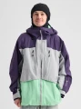 Kurtka Burton AK Swash Synthetic Insulated GORE-TEX 2L Nightshade Purple / Apparition Gray / Green Voltage