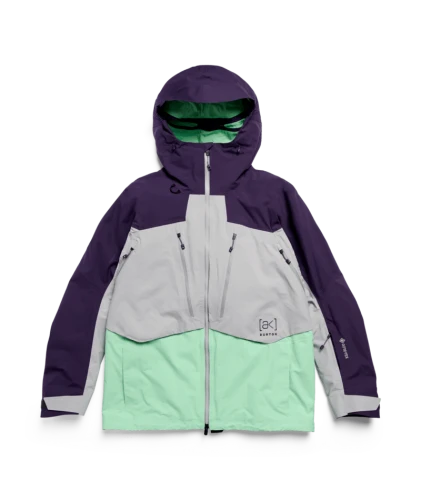 Kurtka Burton AK Swash Synthetic Insulated GORE-TEX 2L Nightshade Purple / Apparition Gray / Green Voltage