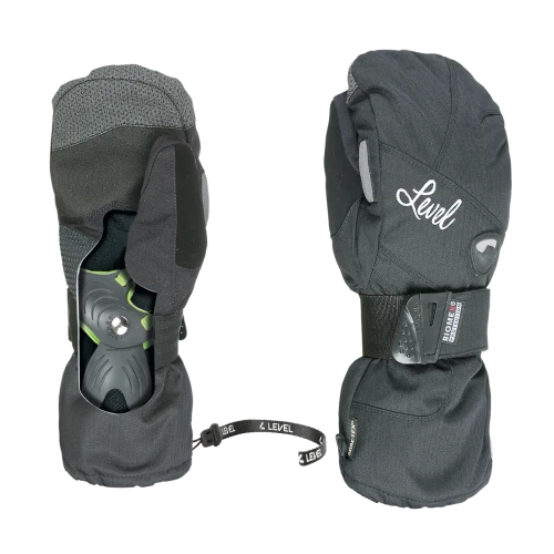Rękawice damskie z ochraniaczami Level Half Pipe mitt Gore tex black