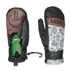 Level Phantom pk Black Mitt Gloves with protectors