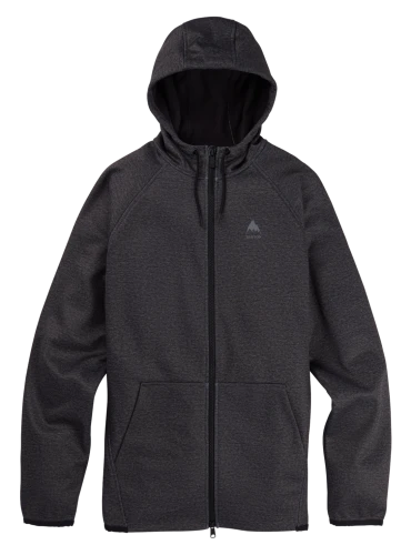 Bluza aktywna Burton Crown Weatherproof FZ True Black Heather