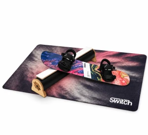 Zestaw Switch Boards Deska Trampoline Board PRO 110 CM Abstract + Wiązania + Jibbing bar + MATA