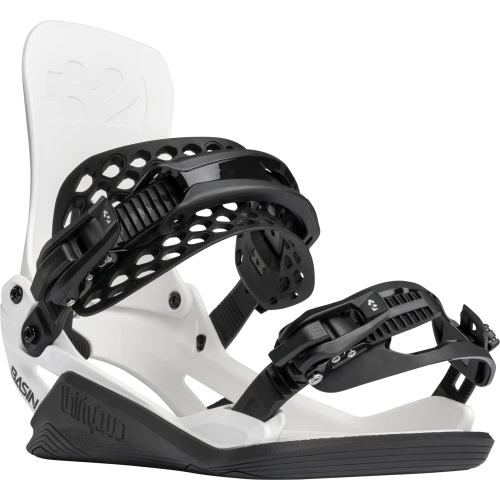 ThirtyTwo Basin FASE White 2027 Snowboard Bindings