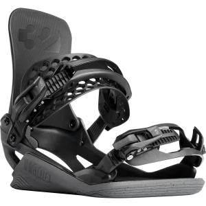 ThirtyTwo Basin Public FASE Black/Gray 2027 Snowboard Bindings