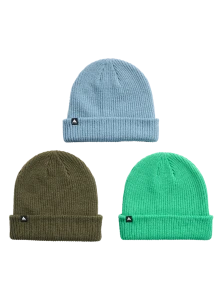 Burton DND Beanie 3 Pack Green Voltage/Airstream Blue/Dried Moss