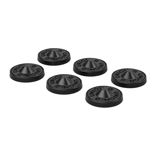 Pady antypoślizgowe Union Metal Stomp Pad Black 6 szt. 2027