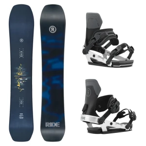Ride Current Snowboard + Ride Circuit Men's Silver Bindings 2027
