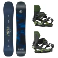 Snowboard Ride Current + wiązania Ride Circuit Swamp Camo 2027
