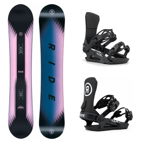 Snowboard Ride Heartbreaker + wiązania Ride CL-4 Black 2027