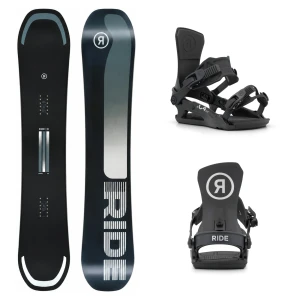 Ride Manic Snowboard + Ride C-4 Black Bindings 2027