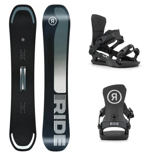 Ride Manic Snowboard + Ride C-4 Black Bindings 2027
