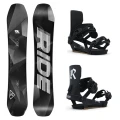 Snowboard Ride Moderator + wiązania Ride Drone Black 2027