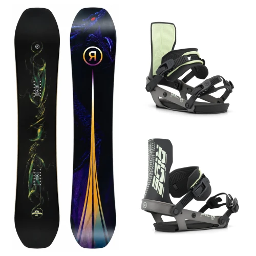 Snowboard Ride Shadowban + wiązania Ride Specter Gunmetal 2027