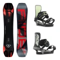 Ride Twinpig Snowboard + Ride Specter Men's Gunmetal Bindings 2027