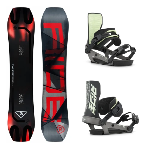 Snowboard Ride Twinpig + wiązania Ride Specter Gunmetal 2027