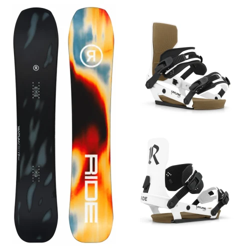 Ride Vantum Snowboard + Ride Drone Men's White Bindings 2027