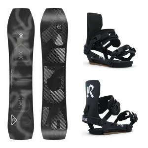 Snowboard Ride Warpig + wiązania Ride Drone Black 2027