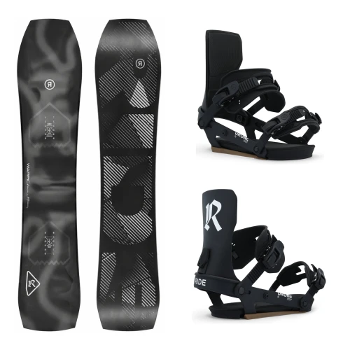 Ride Warpig Snowboard + Ride Drone Men's Black Bindings 2027