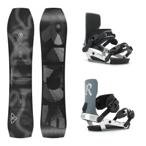 Ride Warpig Snowboard + Ride Drone Men's Silver Bindings 2027