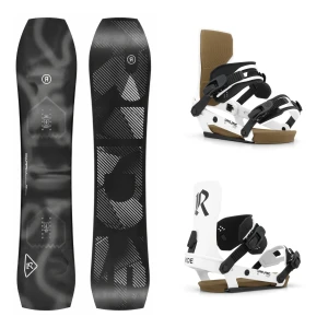 Snowboard Ride Warpig + wiązania Ride Drone White 2027