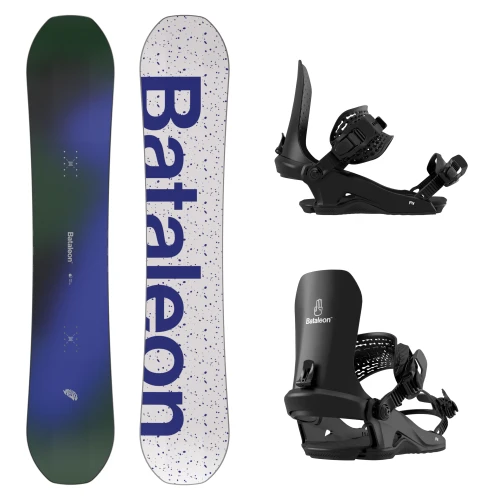 Snowboard Bataleon Men's Mojo + wiązania Fly Black 2027
