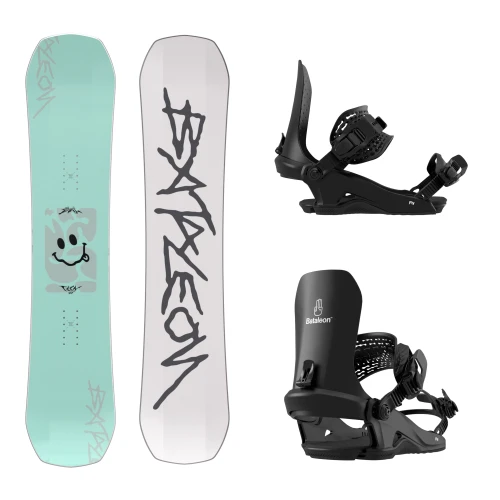 Bataleon Evil Teen Snowboard + Fly Black Bindings 2027