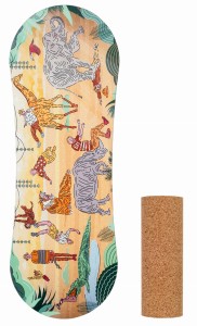 Trickboard Balance Board Large Safari (cork roller)
